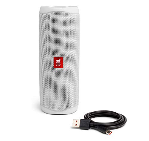 JBL FLIP 5 Waterproof Portable Bluetooth Speaker - White (Renewed) - color: White