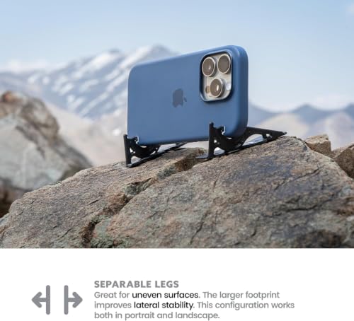 Pocket Tripod PROv2 Universal Kit - Matte Black | Card-Size Stand for iPhone - color: Matte Black