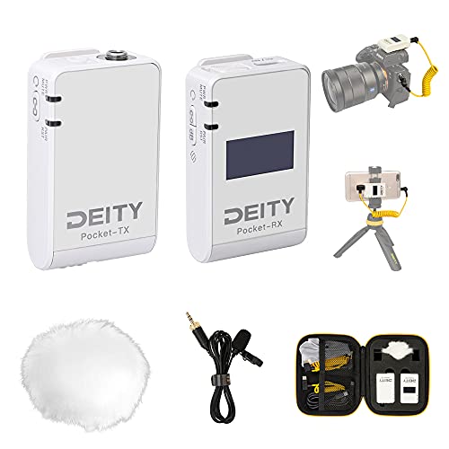 Deity Pocket Wireless Microphones Lavalier Microphone 2.4Ghz White