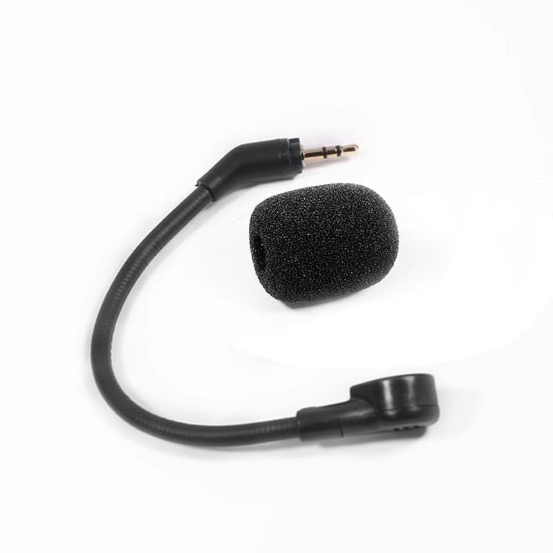Replacement Microphone Compatible with Logitech Astro A30 Gaming Headset-Flexible Boom Mic with Noise-Canceling Foam