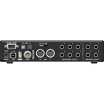 RME Fireface UCX II Desktop 20x20 USB Audio/MIDI Interface Bundle with Ferrofish Pulse8 AE 8x8 AD/DA Converter with ADAT