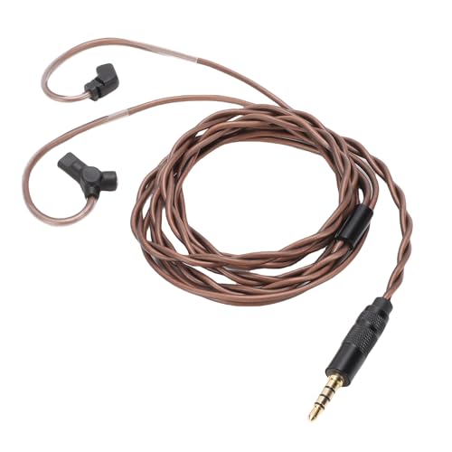 IEM Cable with Detachable Mic for ZS10 PRO ZSN PRO 0.78mm 2pin Headphones, OFC Wire Replacement Cord with 3.5mm Plug for Clear Audio and Gaming Calls