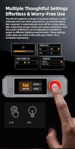 XDUOO MX-02 HD Bluetooth Audio Transmitter Bluetooth 5.4 USB/Optical/COAXIAL LE Audio 24bit/192kHz