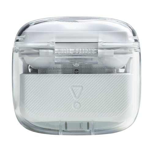 JBL Tune Flex True Wireless with Active Noise Cancelling in-Ear Earbuds - Ghost Edition White (Renewed)