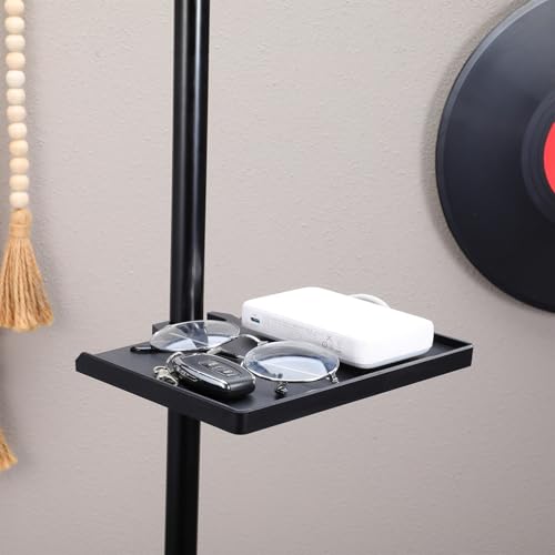 Sound Card Tray Speaker Table Clamp-on Rack Tray Phone Tripod with Microphone Guitar Pick Speaker Mount Kickstand for Cell Phone Shelf for Speaker Stand Drum Machine Desktop Metal