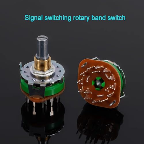 4-in 1-Out Audio Switcher, Stereo Audio Source Signal Switch Box, Manual Passive Audio Splitter Box, Hi-fi Lossless Selector, for CD DVD Radio Power Amplifier Speaker