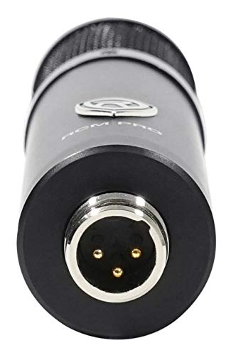 Rockville RCM PRO XLR Studio Condenser Microphone with RDMS70 Boom Stand | 48V Cardioid, 25mm Cartridge, 20Hz-20kHz, 142dB Max SPL, 2 10' Cables, Shock Mount, Windscreen, Desktop Boom Stand, 2-Items