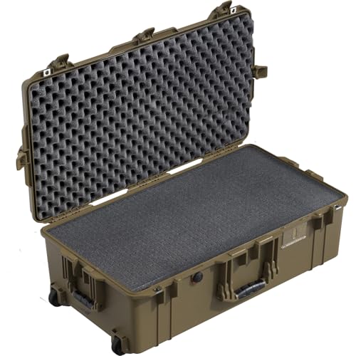 Pelican Air 1615 Multi-Purpose Hard Case with Foam for Camera, Drone, Equipment, Gear, Electronics, Overlanding, Camping, Travel and Pistol (OCP Tan) - color: OCP Tan, size: With Foam