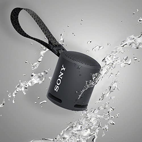 Sony SRSXB13/B Extra Bass Portable Waterproof Speaker with Bluetooth, USB Type-C, 16 Hours Battery Life