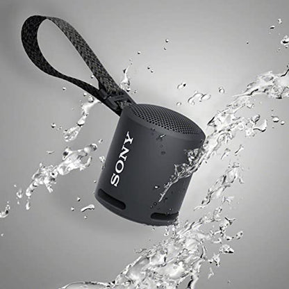 Sony SRSXB13/B Extra Bass Portable Waterproof Speaker with Bluetooth, USB Type-C, 16 Hours Battery Life