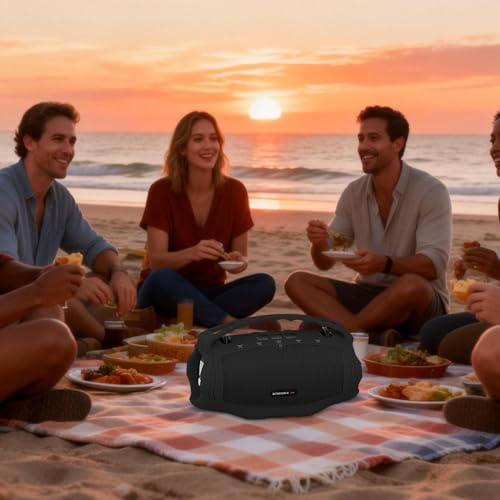 Silicone Case and Shoulder Strap for JBL Xtreme 4 Bluetooth Speaker | Silicone Cover for Xtreme 4 Portable Bluetooth Speaker Accessories, Protective Case with Adjustable Carrying Strap - size: for Xtreme 4