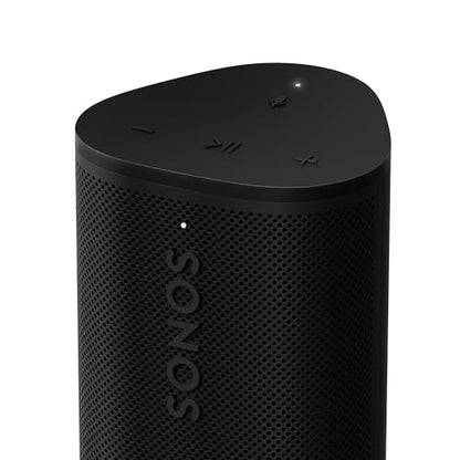 Sonos Roam 2 - 블랙 - 휴대용 방수 블루투스 스피커 - color: 블랙.