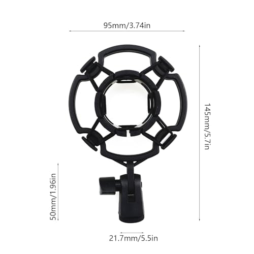 Universal ABS New Material Microphone Shock Mounts Diameter 42-46mm Suspension Damping Absorbers Buffer Stand