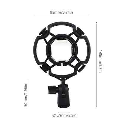Universal ABS New Material Microphone Shock Mounts Diameter 42-46mm Suspension Damping Absorbers Buffer Stand