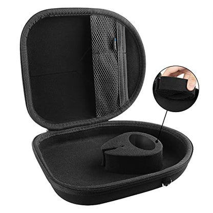 Geekria Shield Headphones Case Compatible with Bose QC Ultra II, JBL Live 650BTNC, B&O Beoplay H100, Replacement Protective Hard Shell Travel Carrying Bag with Cable Storage (Black)