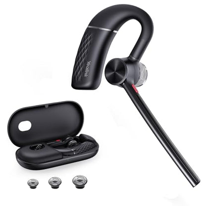 Yealink Bluetooth Headset BH71,Wireless Bluetooth Earpiece with 4 Noise Canceling Microphones,Teams&Zoom Certified,Mute Function,Connect to Cell Phone/Laptops,No Dongle | Yealink BH71 Bluetooth Headset Wireless Bluetooth Earbud with 4 Noise Canceling Micr