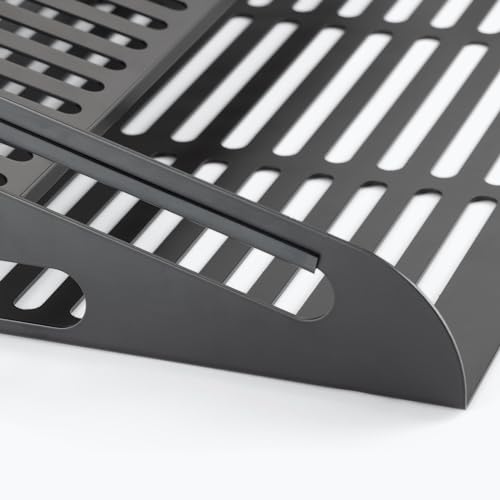 On-Stage SR5 Synth Rack (Desktop Keyboard Stand, Pedalboard, and Mini Rack, Three Tiers, Holds Mini Synths, Stompbox Effects, Drum Machines, Small Mixers, 2U of Rack Gear, Steel, Black, with Bag) | Three Tiers. Holds Mini Synths, Stompbox Effects, Drum Ma