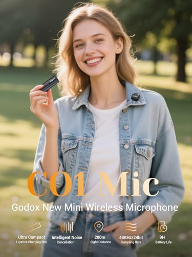 Godox C01 Kit2 Wireless Lavalier Microphone System