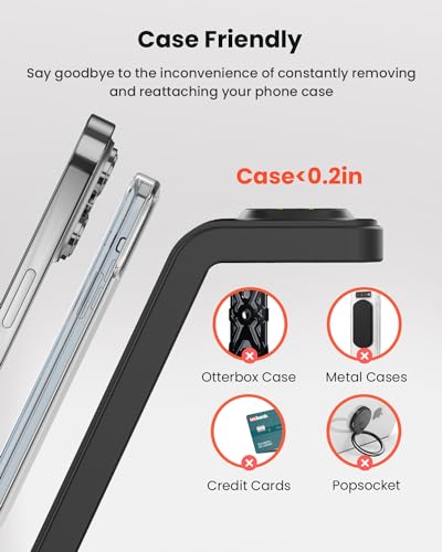 Wireless Charger for Fitbit Charging Station - GEEKERA 3 in 1 Phone Charger Stand for Fitbit Watch Sense 2/Sense/Versa 4/3, iPhone, Samsung, Google Pixel Phones, Androids, Airpods 4/3/2 - color: Black