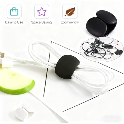 36 PCS Cable Protectors for iPhone iPad Charger End Cord Savers with 2 Desk Cable Clips, Spiral USB Wire Protector for Headphone MacBook Laptop Earphone Cell Phone Cute Cable Wrap Accessories