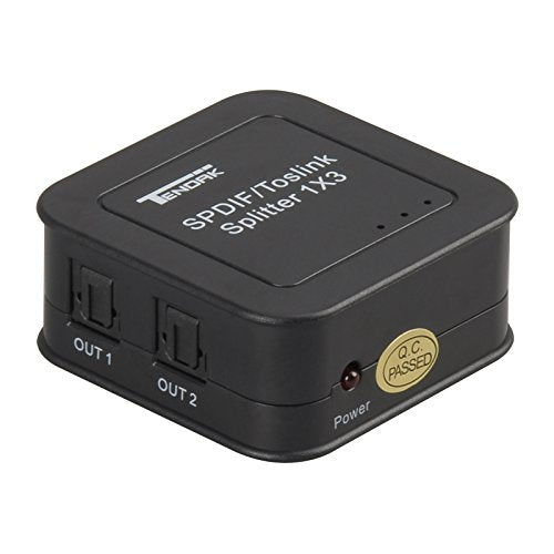 Tendak Digital Optical Splitter 1 in 3 Out for TV