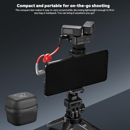 ZENIKO OC-D1 Stereo Dual Shotgun Mic Rotatable Microphone for Camera Phone