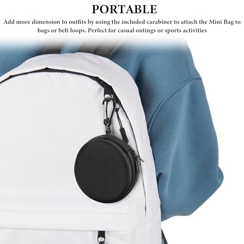 Geekria Shield Headphones Case Compatible with Koss Porta Pro, Sporta Pro, Replacement Hard Shell Travel Carrying Bag (Black)