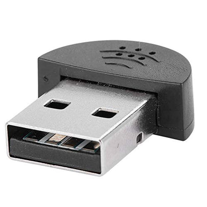 Mini USB Microphone for Computer, Noise Reduction MIC Recording for Desktop PC, Free Audio Receiver Adapter for Web Chat Video Conferencing MSN fit USB Interface