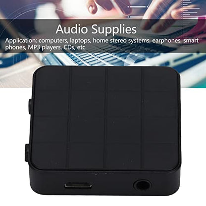 Bluetooth 5.0 Stereo Audio Adapter 2 in 1 Multi Function Audio Transmitter Receiver for PC Car TV Headphones