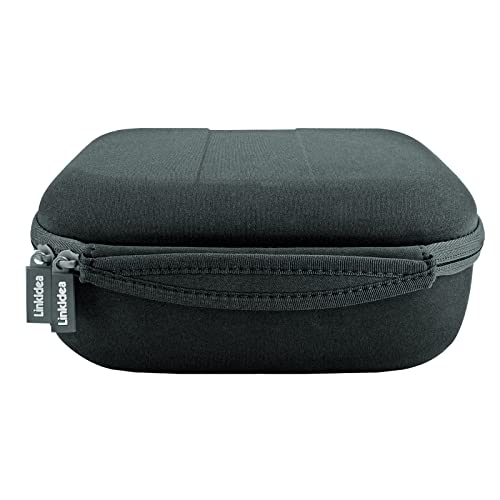 Linkidea Headphones Carrying Case Compatible with Audio-Technica ATH-M50X, ATH-GDL3 and More, Protective Hard Shell Travel Bag with Cable, Charger Storage (Dark Grey)
