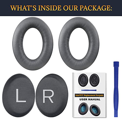 SOULWIT Earpads for Bose (QC45/QC SE/QC Wireless) - Titanium - color: Titanium