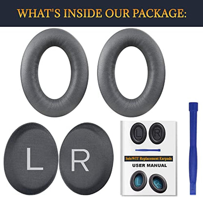 SOULWIT Earpads for Bose (QC45/QC SE/QC Wireless) - Titanium - color: Titanium