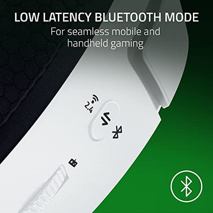 Razer Kaira HyperSpeed Wireless Gaming Headset for Xbox Series X|S, Xbox One, PC: TriForce 50mm Drivers - HyperClear Cardioid Mic - Low Latency Bluetooth - Up to 30 Hour Battery Life - White - color: White, style: Kaira HyperSpeed