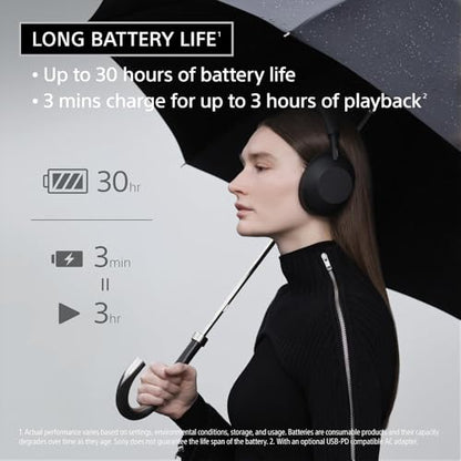 Sony WH-1000XM6/S Best Wireless Noise Canceling Headphones, Platinum Silver Bundle with Deco Essentials Exclusive CPS 26 Month Protection Pack | Official USA Partner Model - color: Pewter