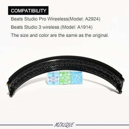 Studio Pro Headband - Replacement Parts for Beats Studio Pro 2023 (A2924),Studio 3 (A1914) Headphones(Black) - color: Black