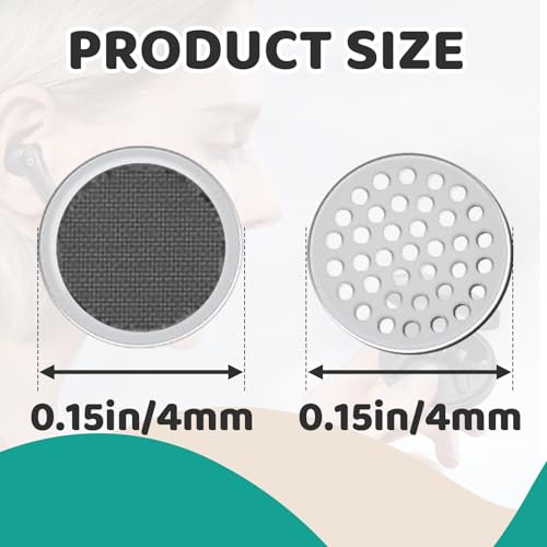 60 Pcs Earbuds Dust Filter Replacement Kit, Microphone Mesh Replacement | Ultra Fine Dustproof Mesh, Block Debris And Sweat, Prevent Sound Hole Clogging, Easy Disassembly Installation