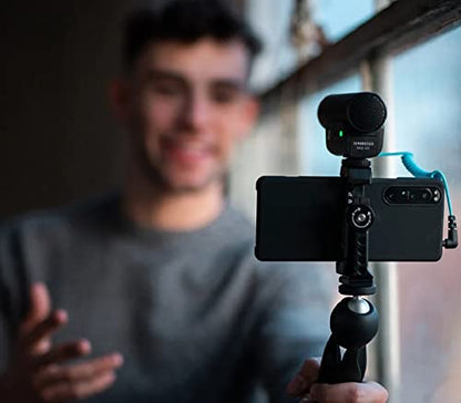 SENNHEISER Professional MKE 400 Directional On-Camera Shotgun Microphone with 3.5mm TRS and TRRS Connectors for DSLR, Mirrorless & Mobile , Connects with Auxiliary - style: MKE 400