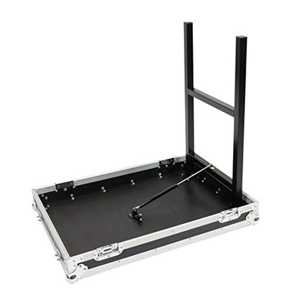 OSP Cases | ATA Road Case | 16-Space Amp Rack | 20" Deep | Standing Lid Table | RC16U-20SL - size: 16 Space, 20" Table