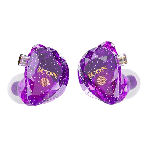iCON Pro Audio Element 5 in-Ear Monitors - Pro Wired Earphones with 3.5mm Jack for Studio Monitoring, PC, Mac, Smartphone - Noise Isolating Hi-Fi IEM