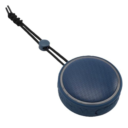 Pomya Bluetooth Shower Speaker IPX6 Water Proof Portable Wireless Speaker with Suction Cup & Lanyard, RGB Light, True Stereo Pairing, for Bathroom Pool Beach Outdoor (Blue) - color: Blue