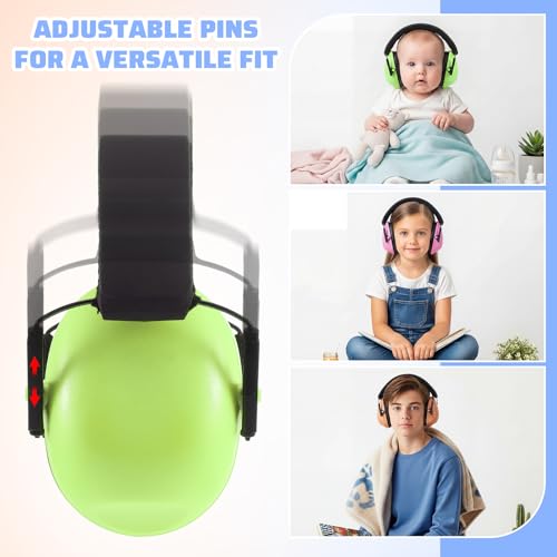 12 Pcs Kids Ear Protection Noise Cancelling Headphones Ear Muffs Bulk 27db Adult Noise Reduction Hearing Earmuff(Universal Fit (kids & Adults),Macaron Style) - size: Universal Fit (kids & Adults), style: Macaron Style