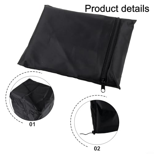 210D Waterproof Speaker Cover for Outdoor Powered Upright Speakers, Dust Proof Protective Bag with Lightweight Design, Black 19x20x30 Inch(12 * 11 * 18inch) - size: 12*11*18inch