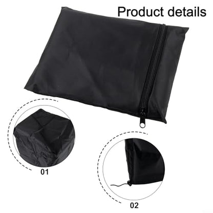 210D Waterproof Speaker Cover for Outdoor Powered Upright Speakers, Dust Proof Protective Bag with Lightweight Design, Black 19x20x30 Inch(12 * 11 * 18inch) - size: 12*11*18inch