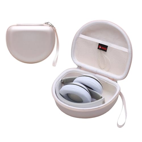 Headphone Case Compatible with Beats Studio Pro/Solo 4 / Studio 3 / Solo 3 / Picun B8 / BERIBES/JLab JBuds Lux ANC Wireless Bluetooth Noise Cancelling Headphones (Pearl White) - color: Pearl White