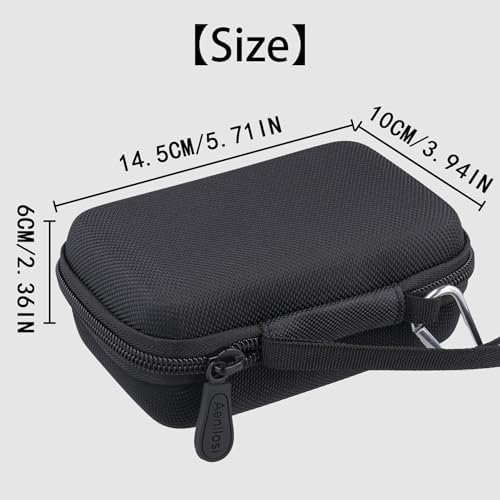 Aenllosi Hard Case for RØDE Micro/Shure MoveMic Two/Two Kit - Pro, Black | EVA case construction, Water-resistant design, Impact-resistant design, Case only - style: For Røde Wireless Micro/Shure Movemic Two Kit