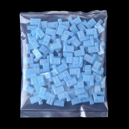 XHF 90 Degree 16-14 AWG Flag Shaped Right Angle Spade Connectors Terminals Nylon Fully Insulated Quick Crimp Wire Connectors 100 Pcs Blue - size: Blue 100PCS