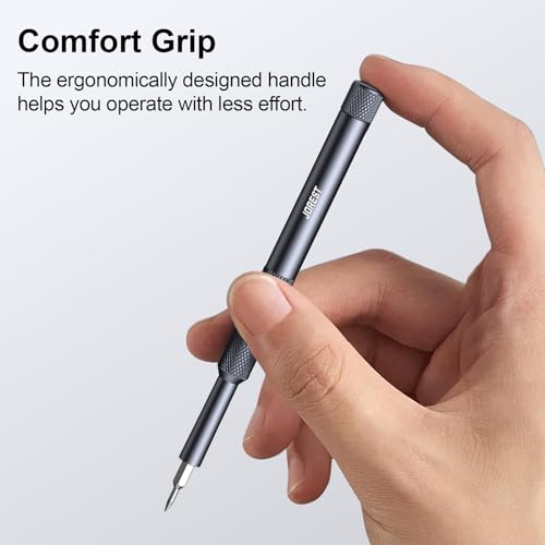 JOREST 25-IN-1 Precision Screwdriver Set, Mini Repair Tool Kit with Torx for Macbook, Computer, Laptop, iPhone, PS5, Xbox, Switch, Glasses, Watch, Ring Doorbell, Electronic, Small Gift Gadget for Men - style: 25-in-1 CRV