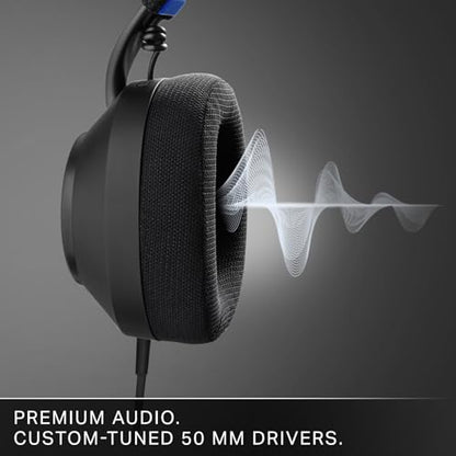 PowerA LucidSound LS10P Gen 2 Wired Gaming Headset for PlayStation - Black, Quick-Access Audio Controls, Designed for Comfort, Premium Audio, flip-to-Mute Boom mic, PC Compatible - style: Black