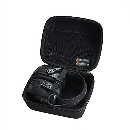 Hermitshell Travel Case Fits Howard Leight Honeywell Impact Pro Sound Amplification Electronic Earmuff R-01902 (Pack of 2) - size: n (Pack of 2)