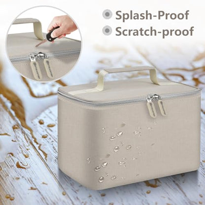 Hand Mixer Storage Case for KitchenAid 5, 6, 7 and 9 Speed Mixers - color: Beige